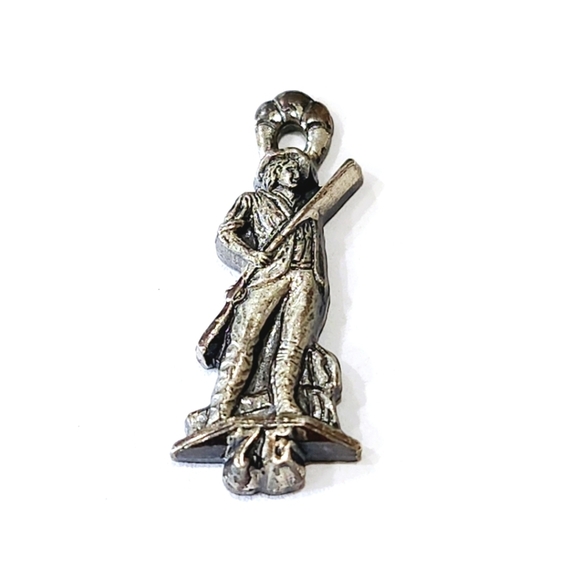 MINUTE MAN CTO STERLING SILVER Charm 75 Year